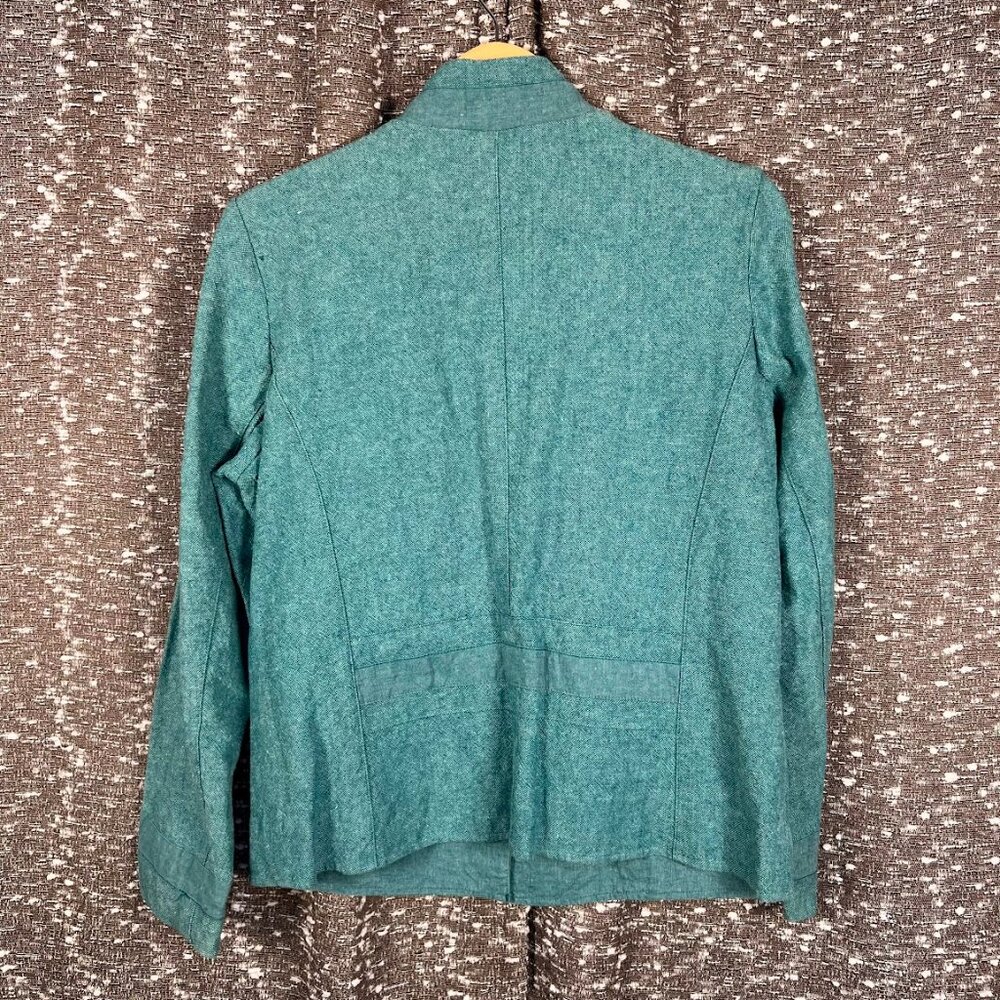 Coldwater‎ Creek Bluegreen Button Up Jacket - Picture 6 of 6